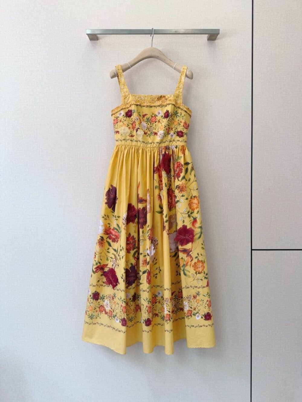 Agua by Agua Bendita Bright Yellow Floral Sundress - Picture 2 of 7